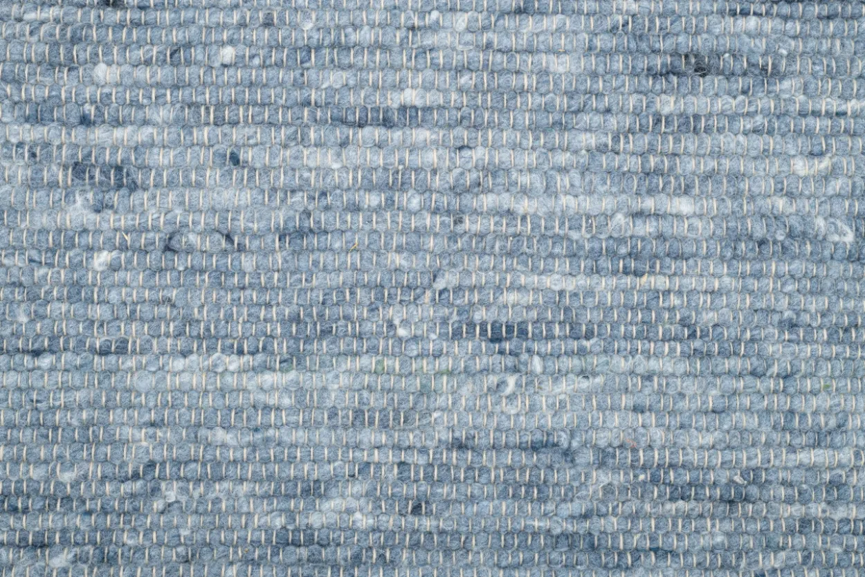 Teppich WOLLI blau