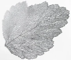 Tischset LEAF silber