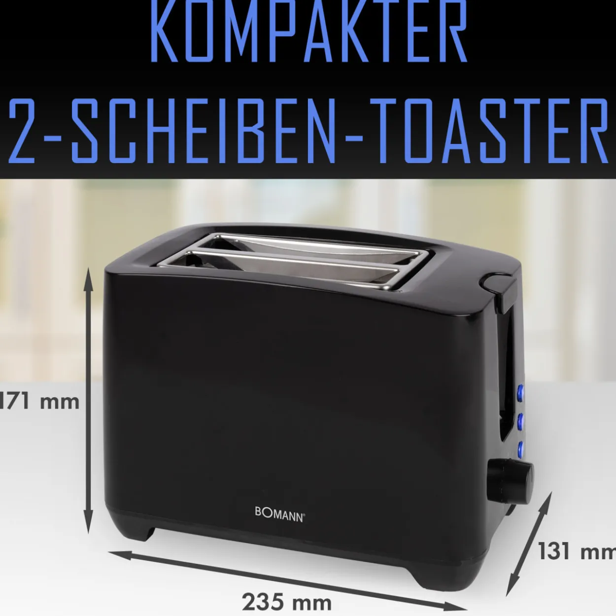 Toaster BLACK