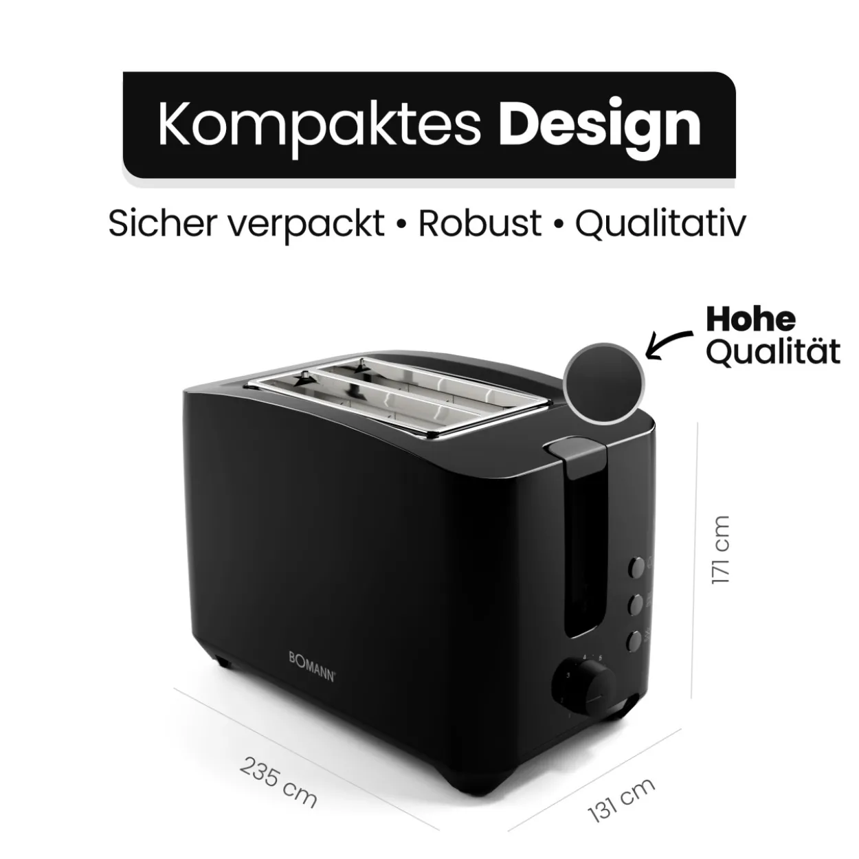 Toaster BLACK