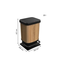Treteimer PASO holzoptik