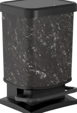 Treteimer PASO MARBLE BLACK