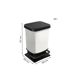 Treteimer PASO weiß