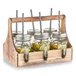 Trinkglas-Set in Kiste