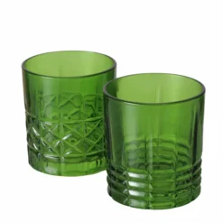 Trinkglas WHISKEY grün