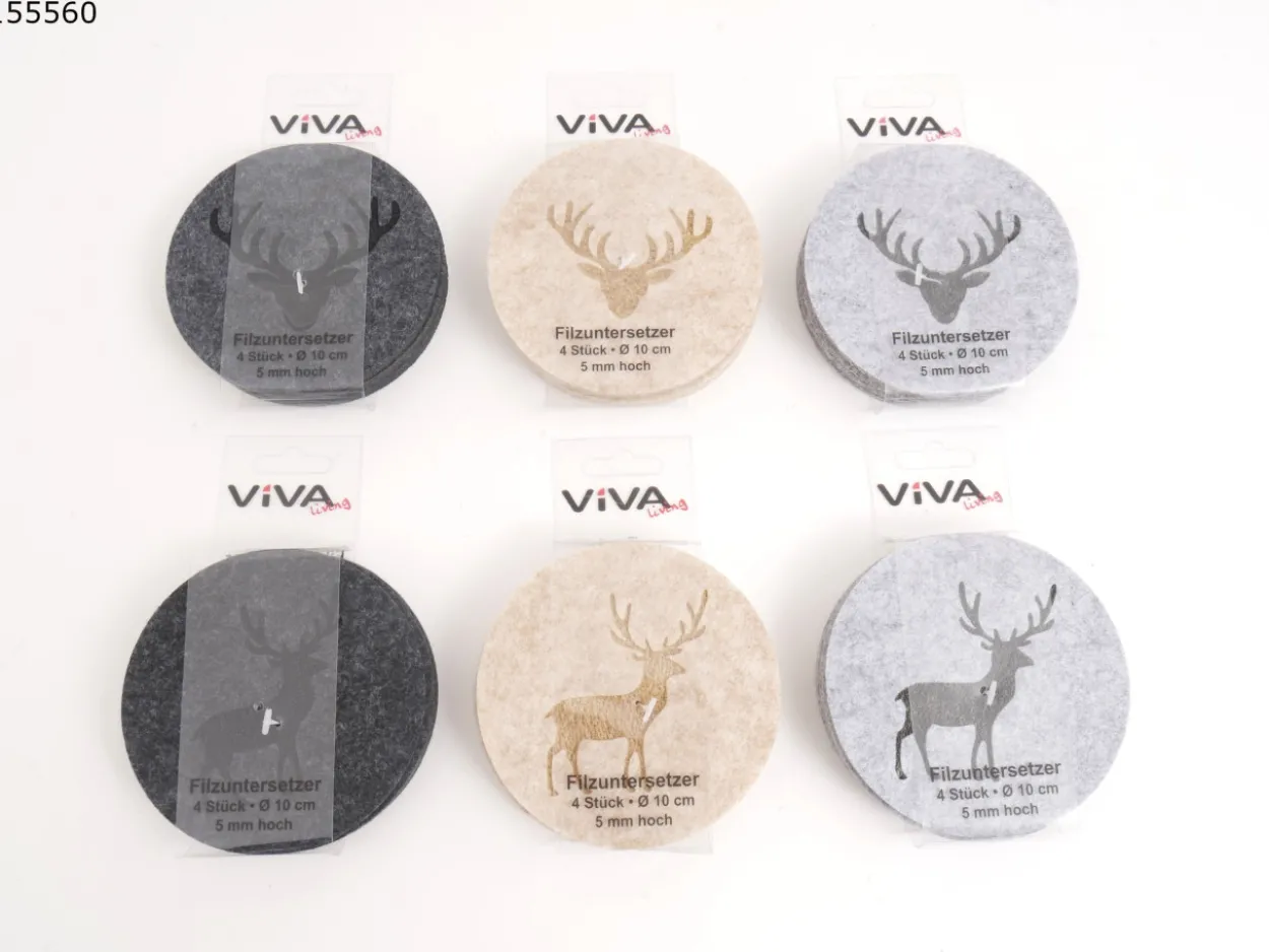 Untersetzer-Set DEER rund
