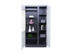 Vitrine ASMUS weiß
