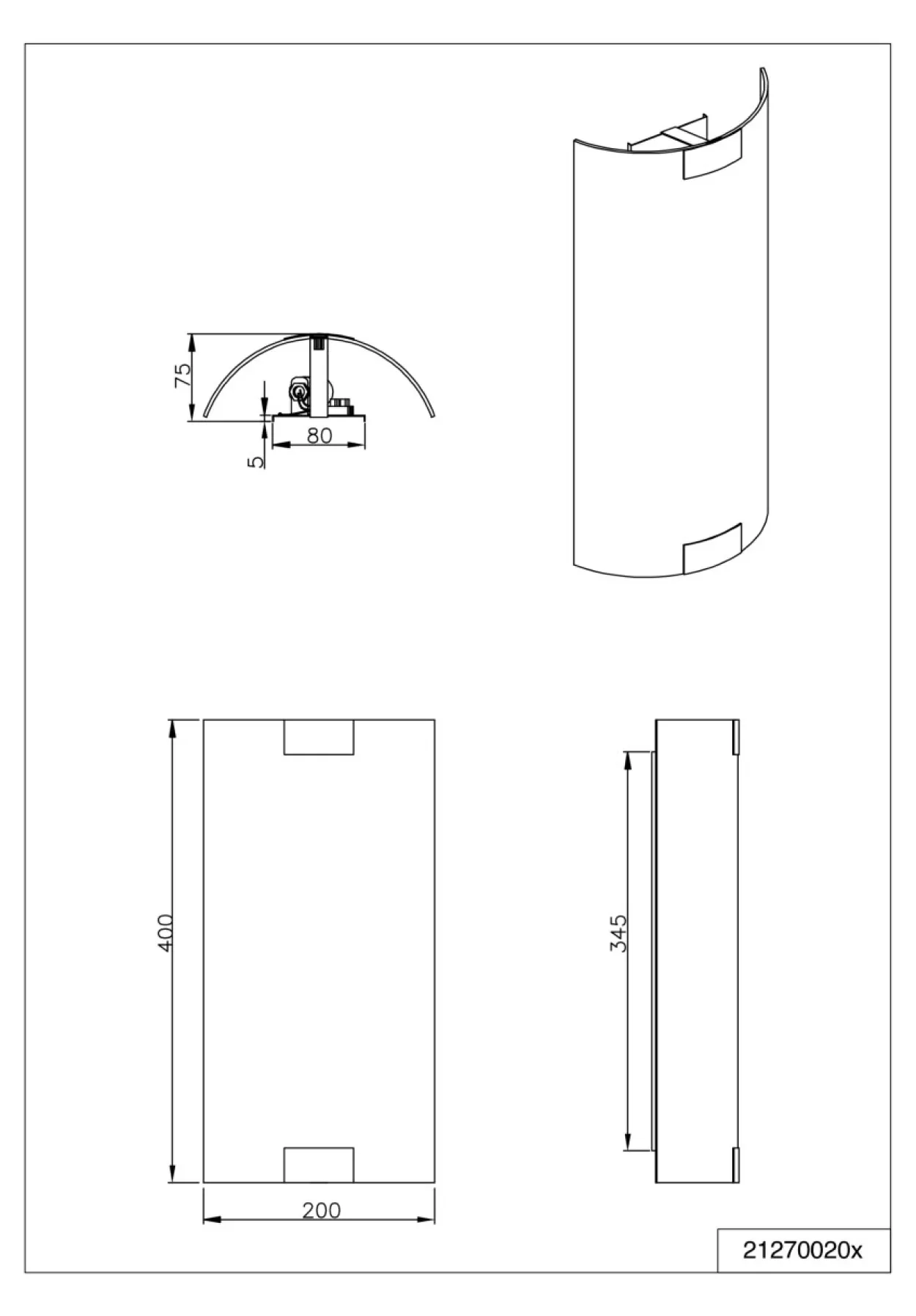 Wandleuchte PURA
