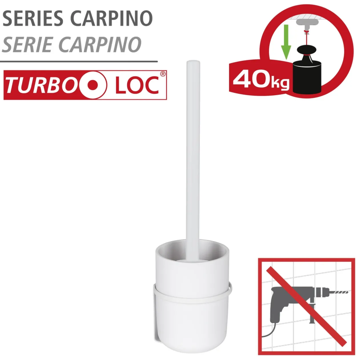 WC-Garnitur TURBO-LOC® CARPINO