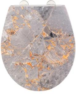 WC-Sitz GREY MARBLE
