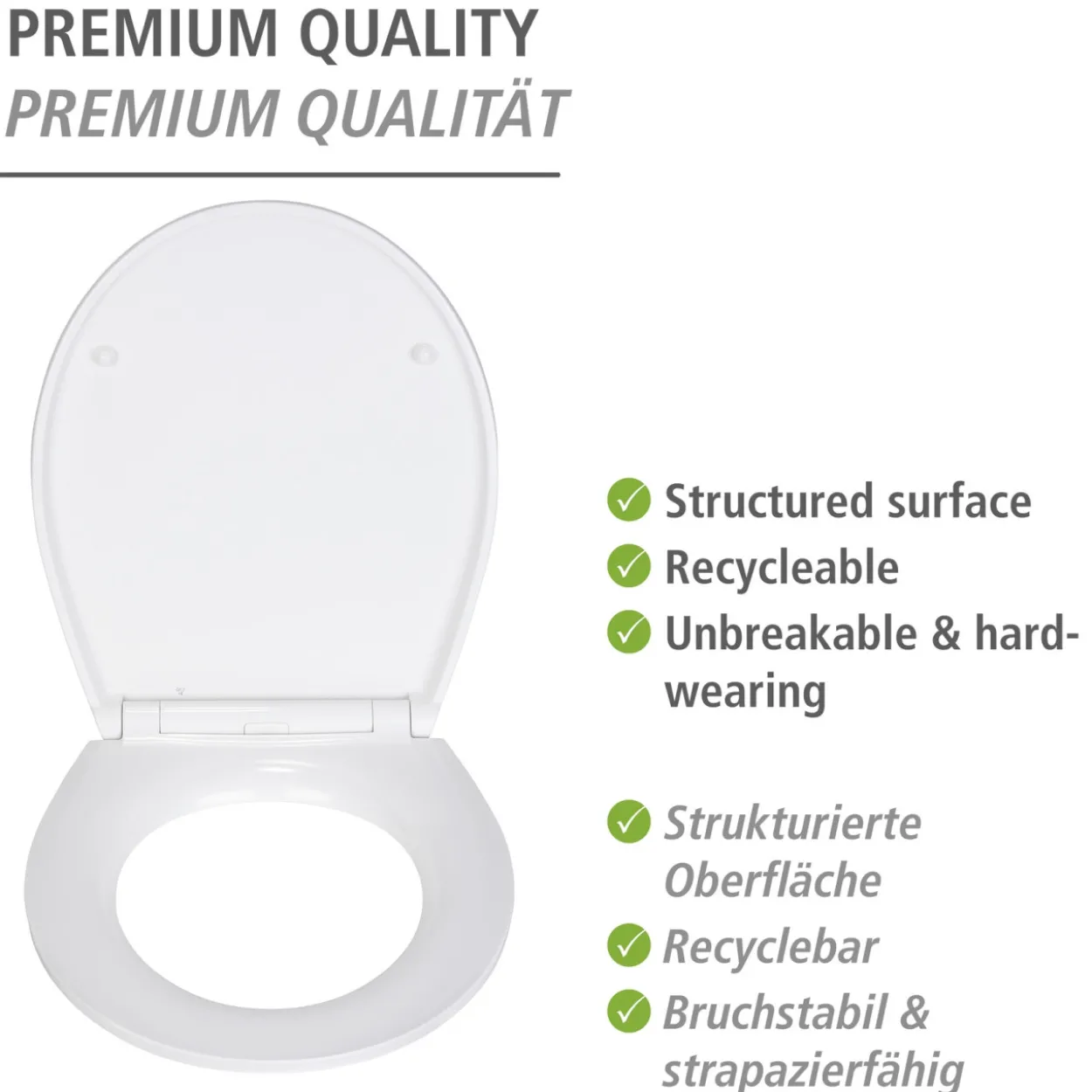 WC-Sitz GREY MARBLE