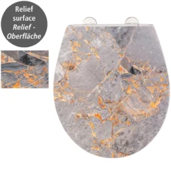 WC-Sitz GREY MARBLE