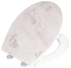 WC-Sitz WHITE MARBLE