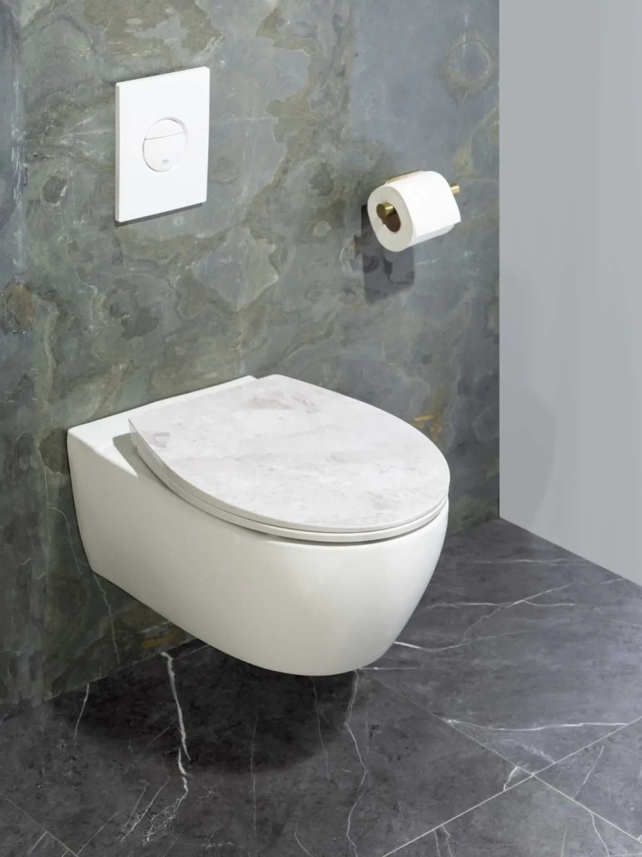 WC-Sitz WHITE MARBLE